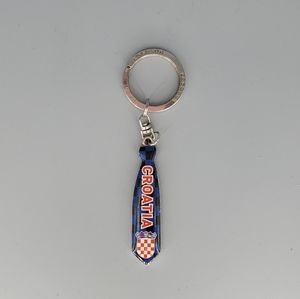 Croatia Blue Tie Souvenir Keychain